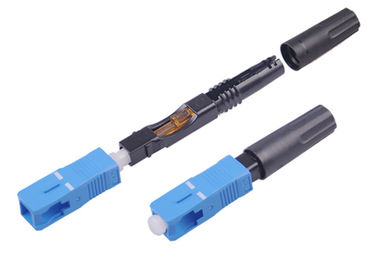 Plattierte Spannung der Sc-/UPC-Faser-Optikverbindungsstück-blaue der Farbe10n Stärke-50N